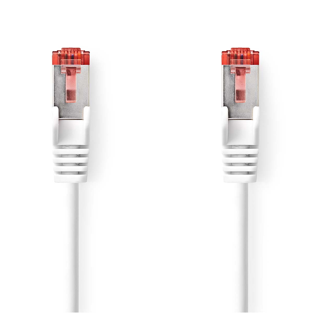 Nedis CAT6 Netwerkkabel | RJ45 Male | RJ45 Male | S FTP | 30.0 m | Rond | LSZH | Wit | Label CCGL85221WT300