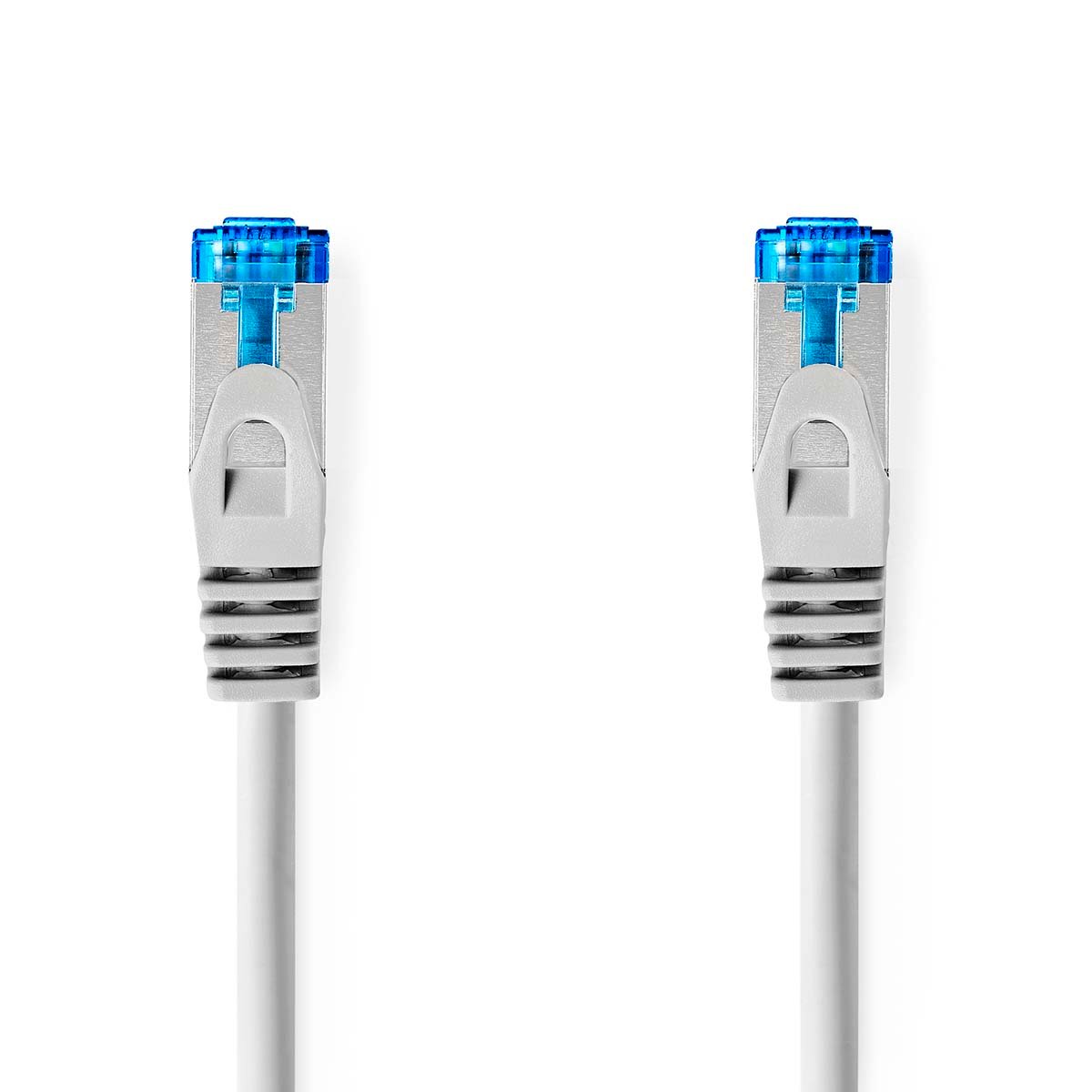 Nedis CAT6a netwerkkabel | S/FTP | RJ45 Male | RJ45 Male | 0.50 m | Snagless | Rond | LSZH | Grijs | Label - CCGL85330GY05