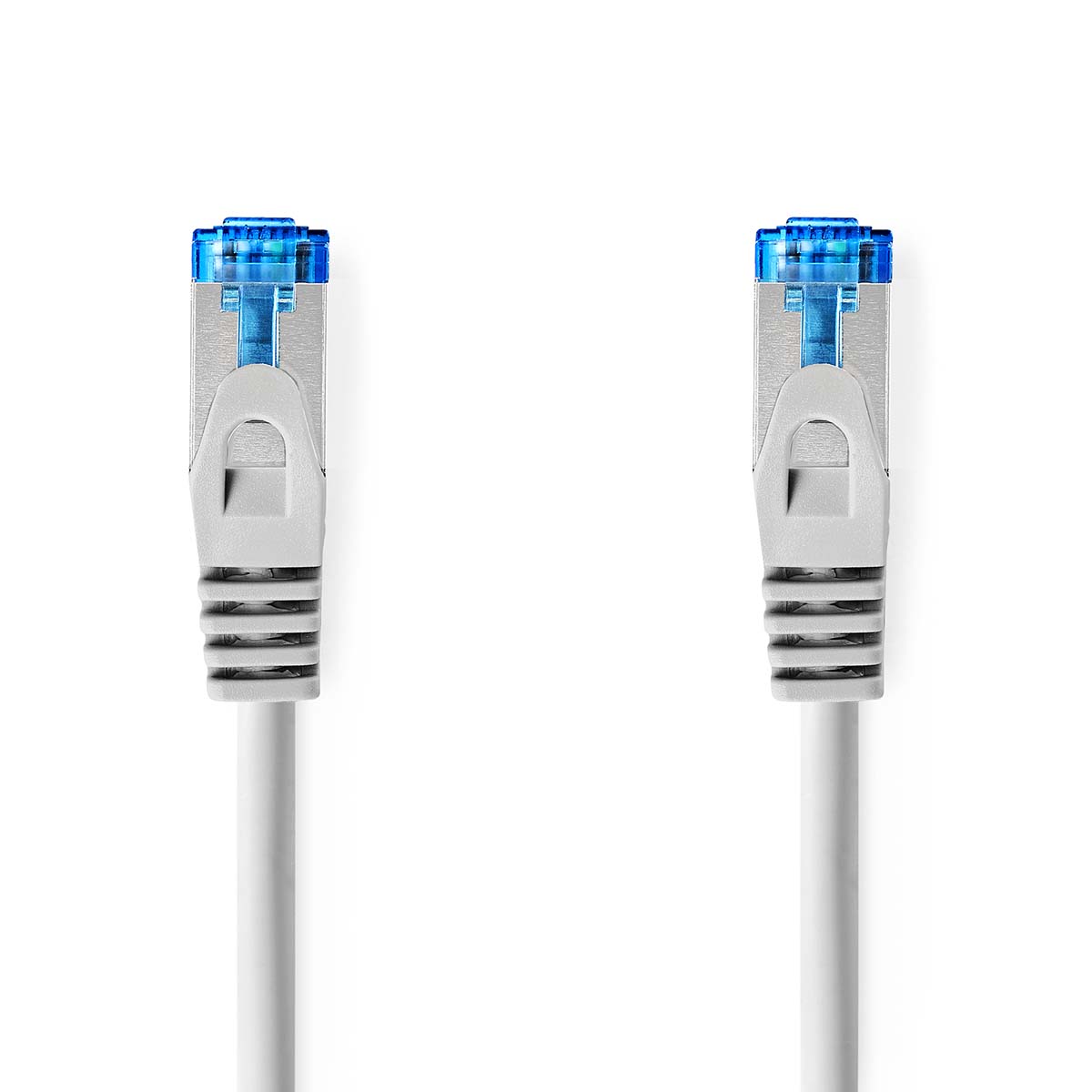 Nedis CAT6a netwerkkabel | S FTP | RJ45 Male | RJ45 Male | 3.00 m | Snagless | Rond | LSZH | Grijs | Label CCGL85330GY30