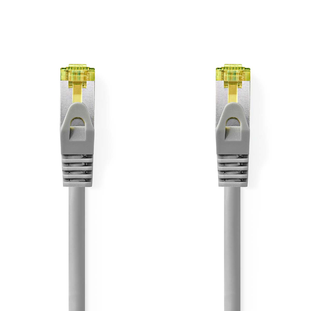 Nedis CAT7 Netwerkkabel | S FTP | RJ45 Male | RJ45 Male | 20.0 m | Snagless | Rond | LSZH | Grijs | Label CCGL85420GY200