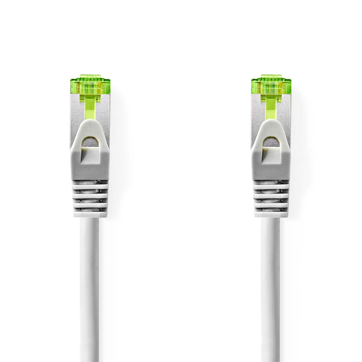 Nedis CAT7 Netwerkkabel | S FTP | RJ45 Male | RJ45 Male | 5.00 m | Snagless | Rond | LSZH | Grijs | Label CCGL85420GY50