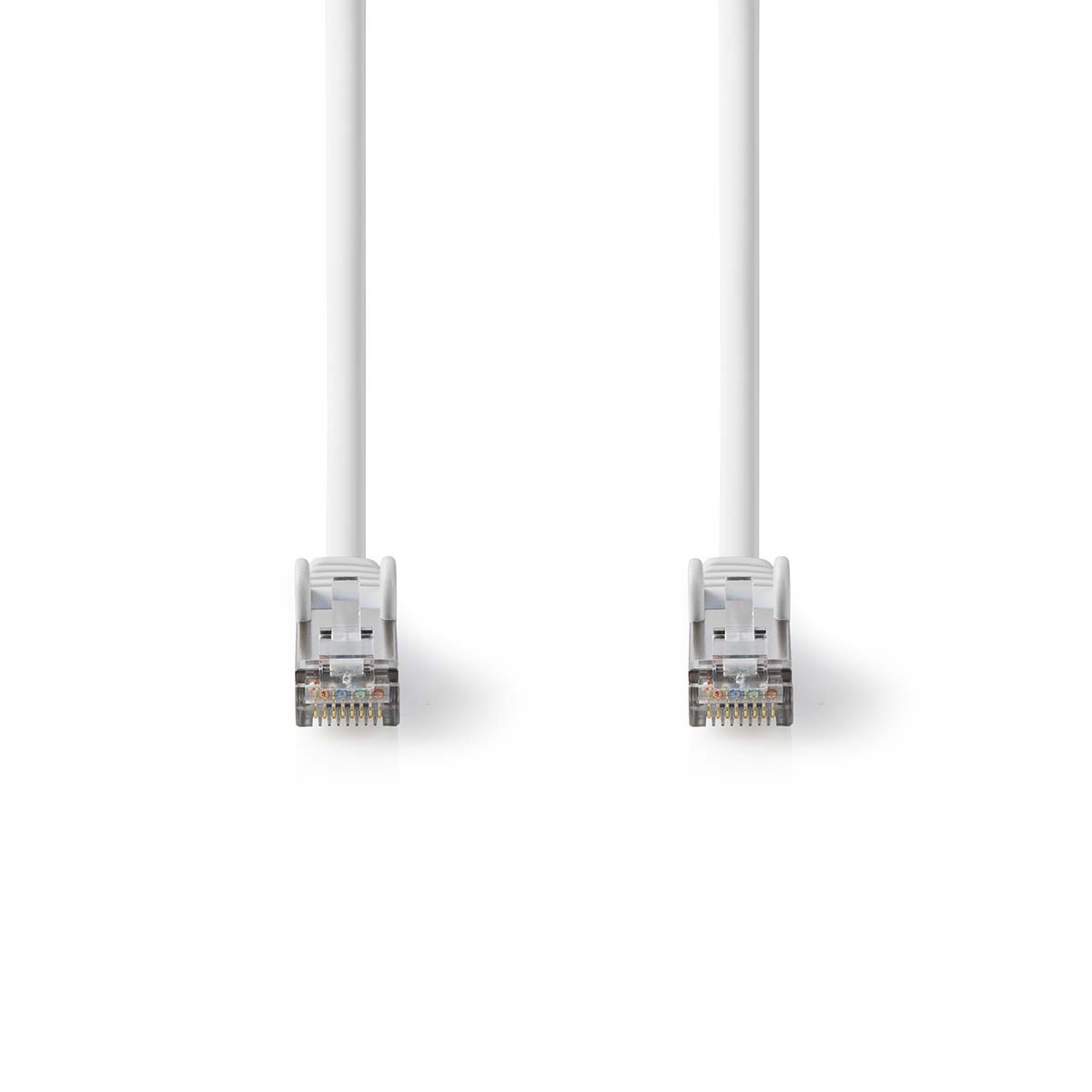 Nedis Cat 8.1 Netwerkkabel | S/FTP | RJ45 Male | RJ45 Male | 15.0 m | Rond | LSZH / PVC | Wit | Label - CCGL85520WT150