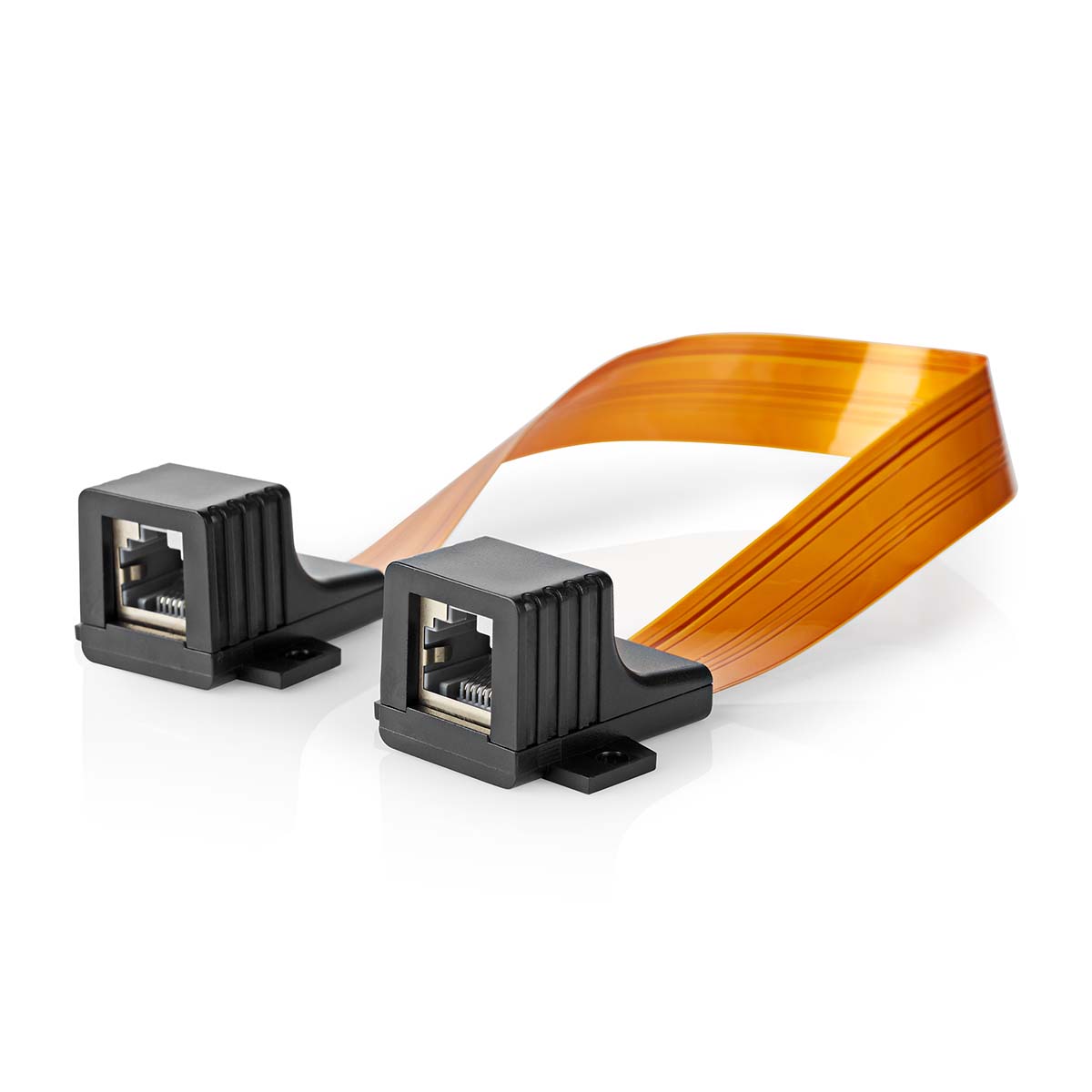 Nedis Nedis CAT5e Cable | UTP | RJ45 (8P8C) Female | RJ45 (8P8C) Female | 0.30 m | Flat | PVC | Orange | Box - CCGB85901BK03