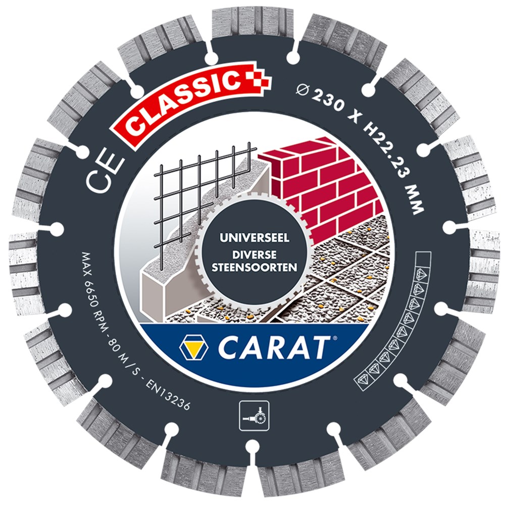Carat DIAMANTZAAG UNIVERSEEL Ø150x22,23MM, CE CLASSIC - CEC1509000 - CEC1509000