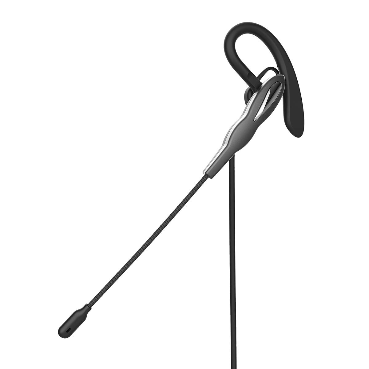 Nedis PC-Headset | In-Ear | Mono | USB Type-A USB Type-C™ | Inklapbare Microfoon | Grijs Zwart CHSTUM210BK