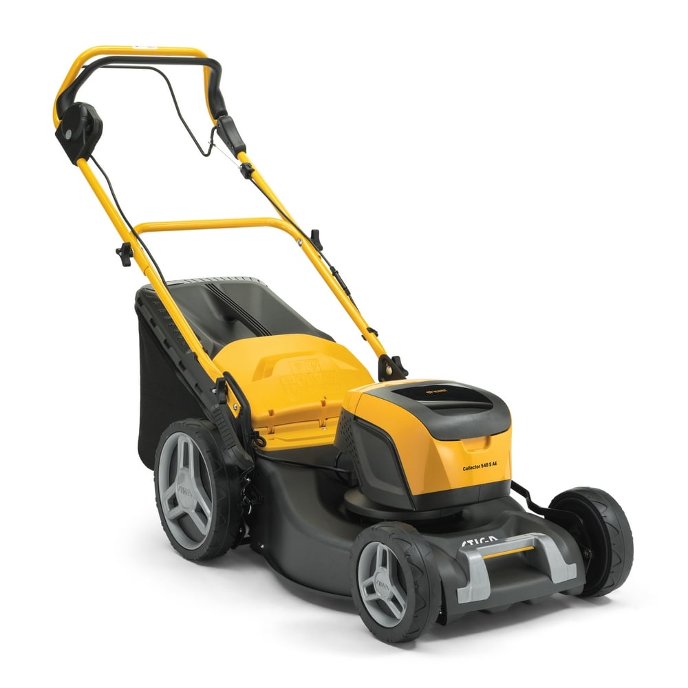 Stiga COLLECTOR 548 S AE Kit Accu Grasmaaier | 5 serie | 1,5kW | 46 cm | zelfrijdend |6 posities hoogteinstelling | ergo | High wheel | 2x 48V E 440