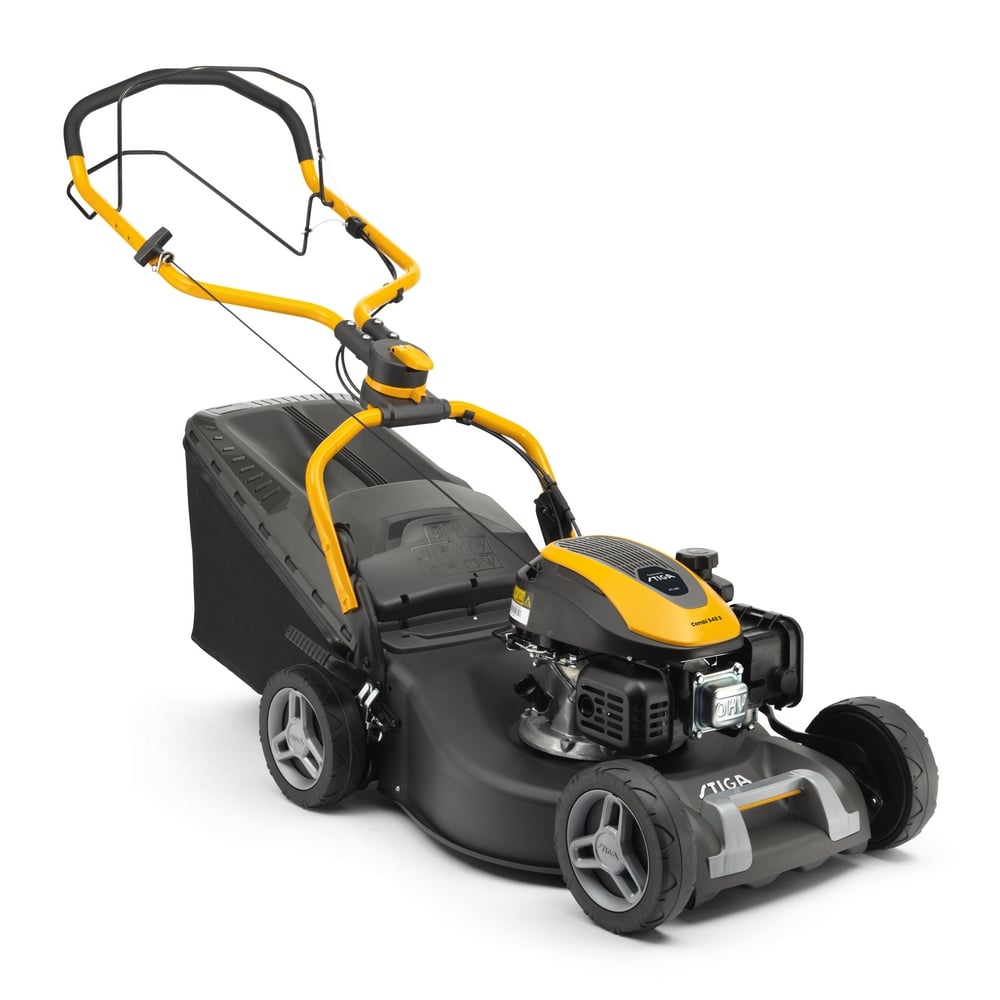 Stiga COMBI 548 S Benzine Grasmaaier | ST 140 OHV | 139 cc | 48 cm | zelfrijdend | staal | 4-in-1 | 6 pos hoogteinstelling | fulcrum - 2L0482348/ST1