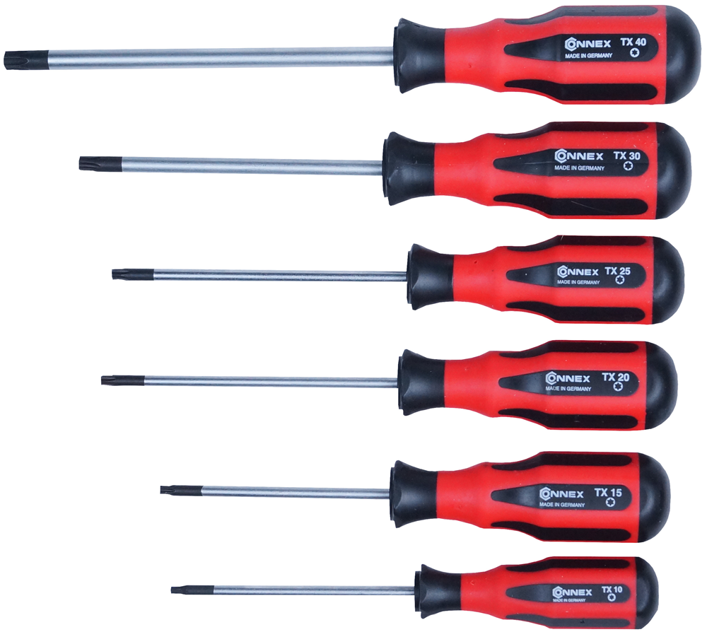 Connex Set Schroevendraaiers Tx 6Dlg 2Com COX312996