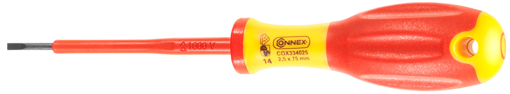 Connex Schroevendraaier Pl. 2.5X75 1Kv 1C COX334025