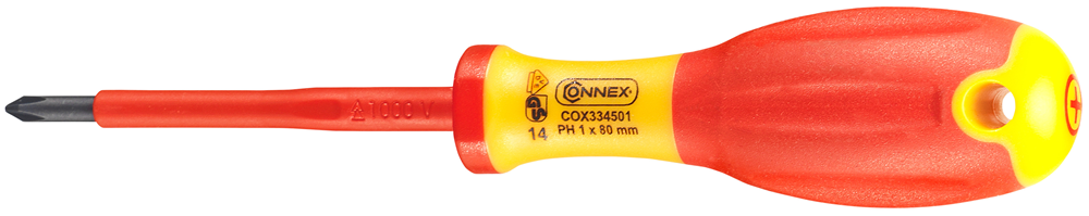 Connex Schroevendraaier Ph1 80Mm 1Kv 1C COX334501