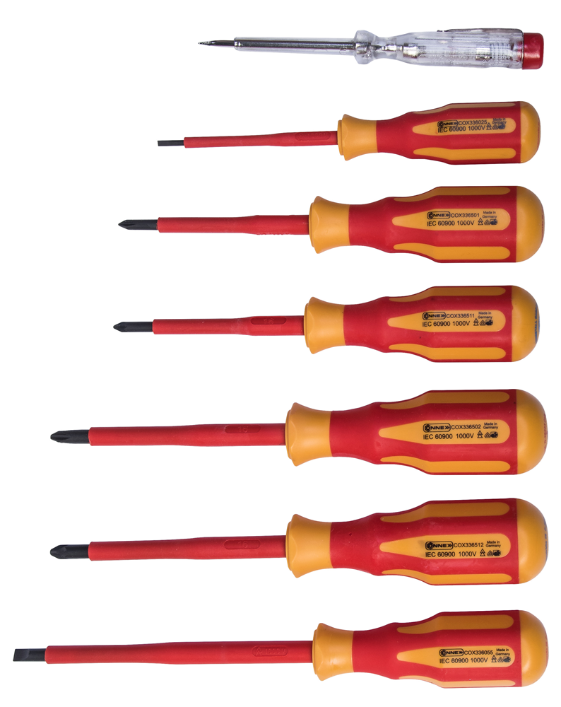 Connex Set Schroevendraaiers 7D Vde 1Kv 2C COX336207