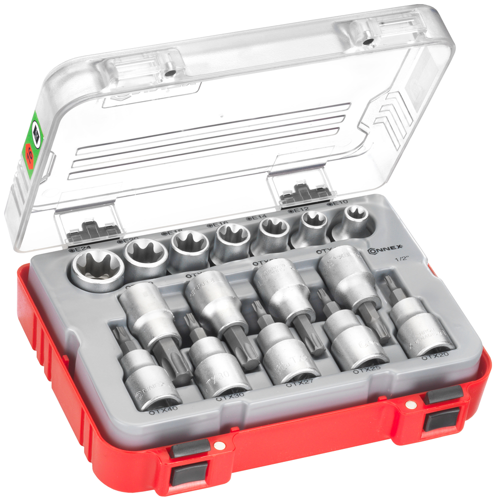 Connex Dopsleutelset Profi 1 2 16Dlg COX580316