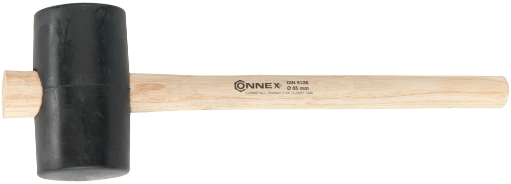 Connex Gummihamer 75Mm Zwart Hout COX625104