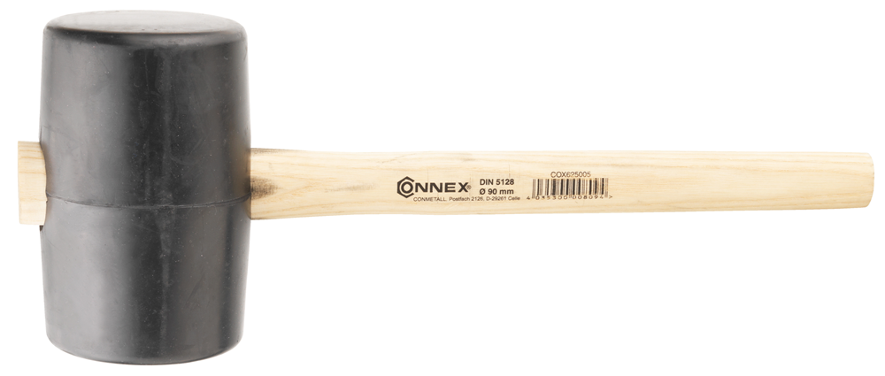 Connex Gummihamer 90Mm Zwart Hout COX625105