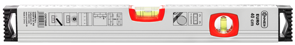 Connex Waterpas 40Cm Euro Alu 1.5Mm COX735040