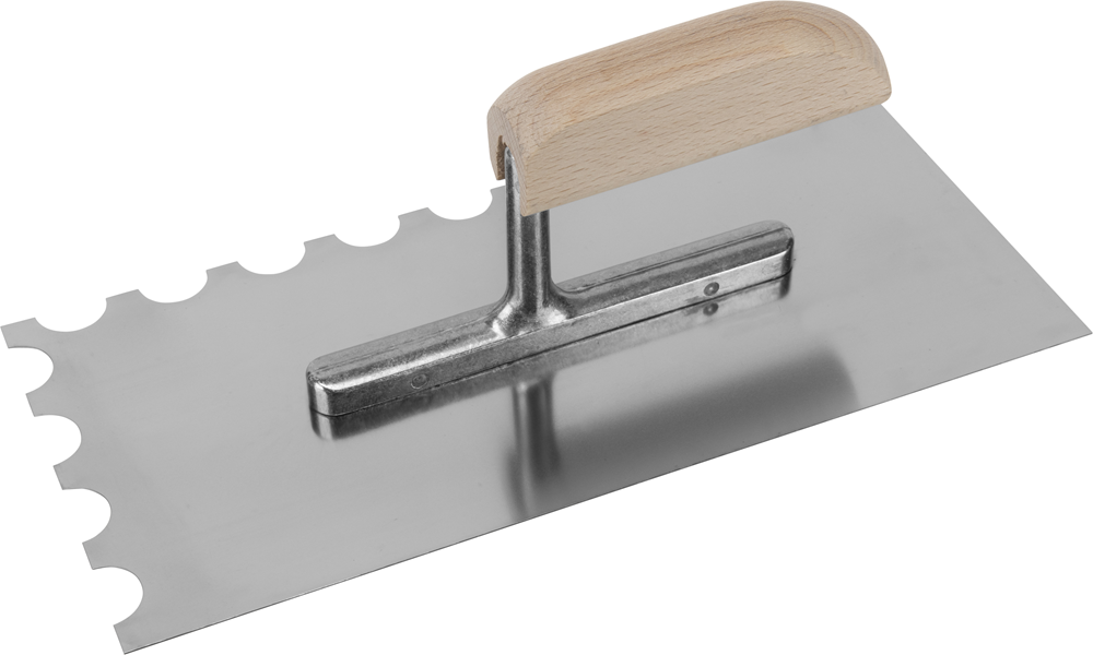 Connex Plakspaan 280X130 Tand Afgerond Rvs COX781239