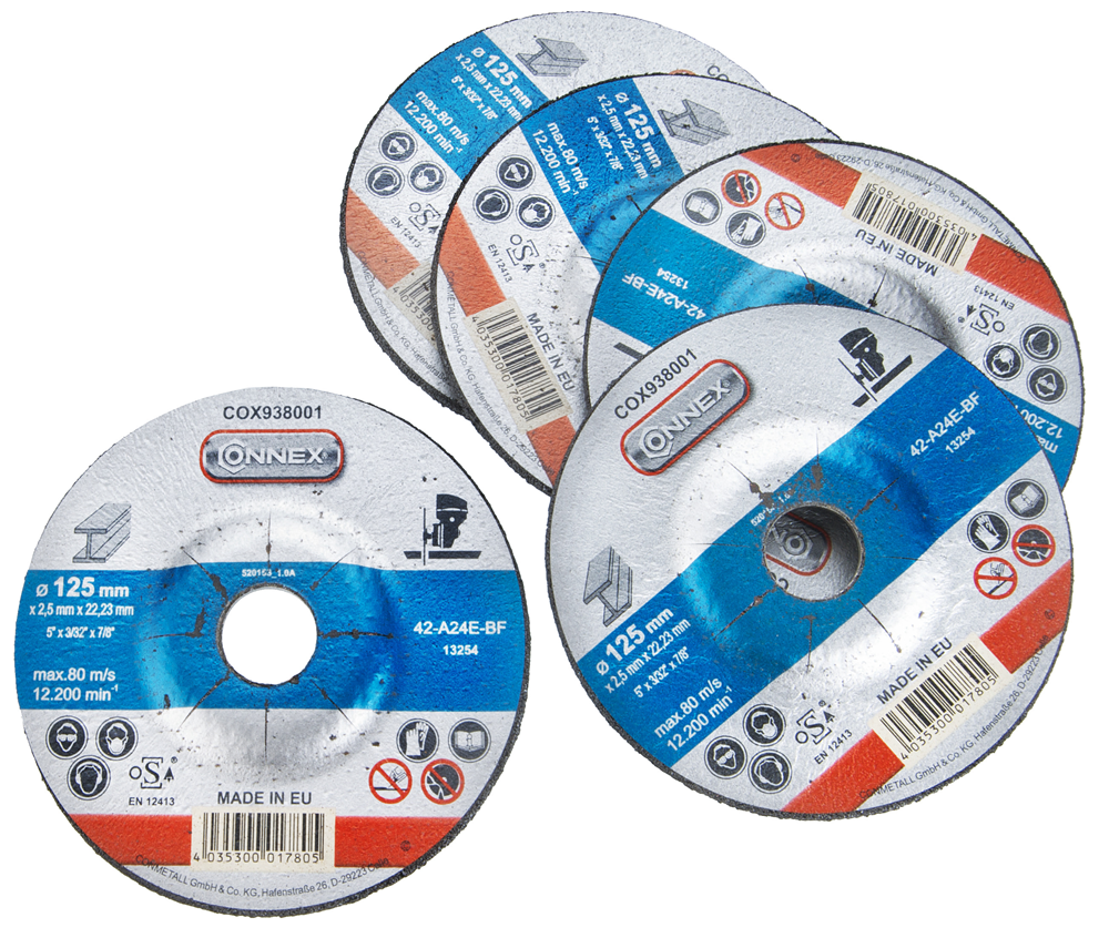 Connex Set 5X Slijpschijf Metaal 125Mm COX938006