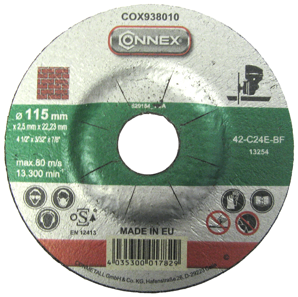 Connex Slijpschijf Steen 115Mm COX938010