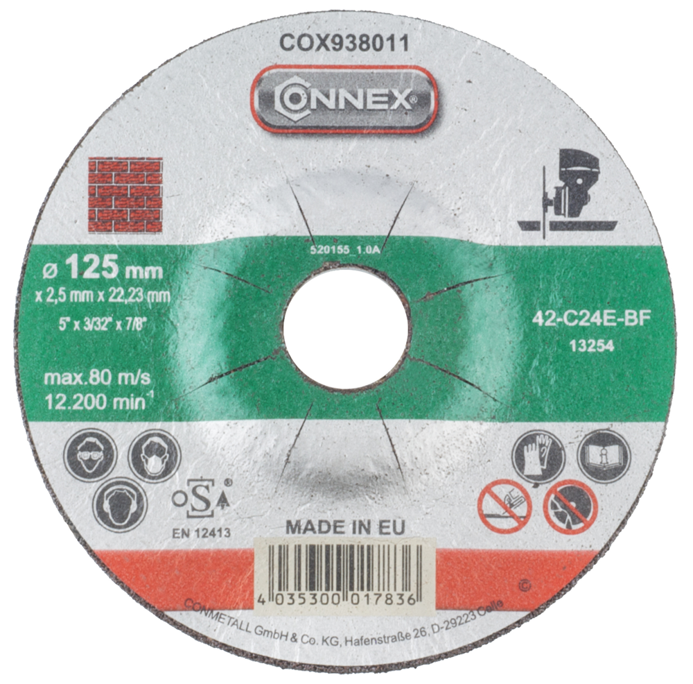 Connex Slijpschijf Steen 125Mm COX938011
