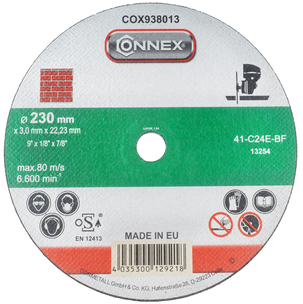 Connex Slijpschijf Steen 230Mm COX938013