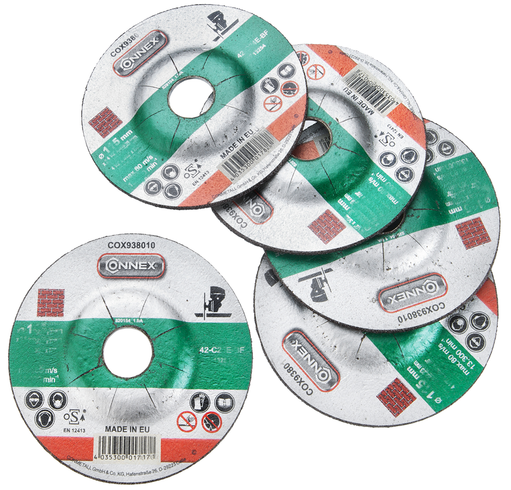 Connex Set 5X Slijpschijf Steen 125Mm - COX938016