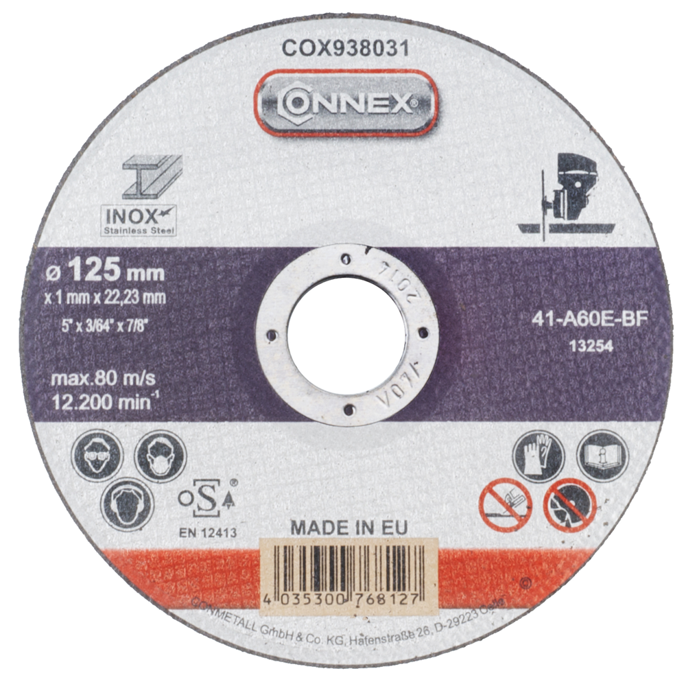 Connex Slijpschijf Rvs 125Mm COX938031