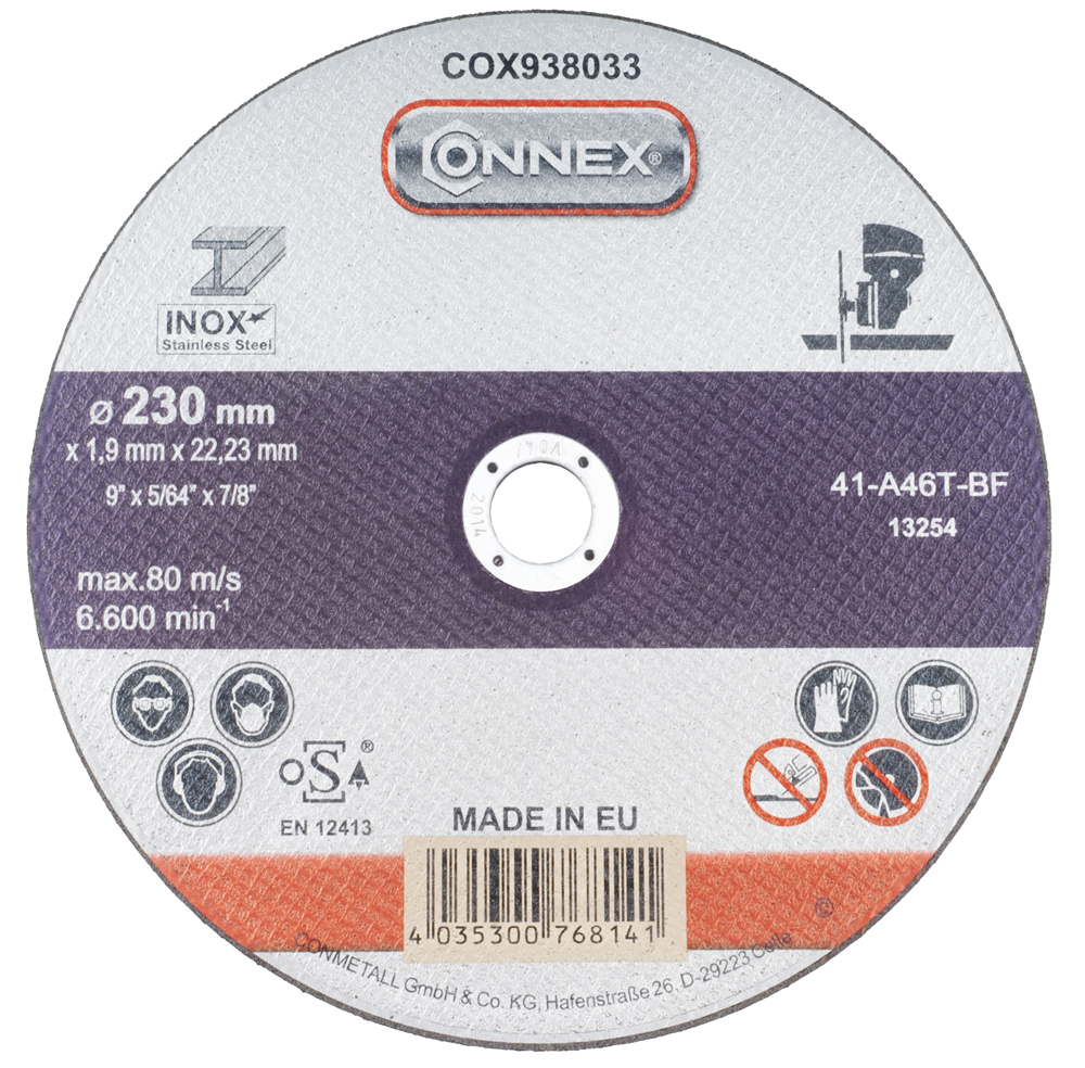 Connex Slijpschijf Rvs 230Mm - COX938033