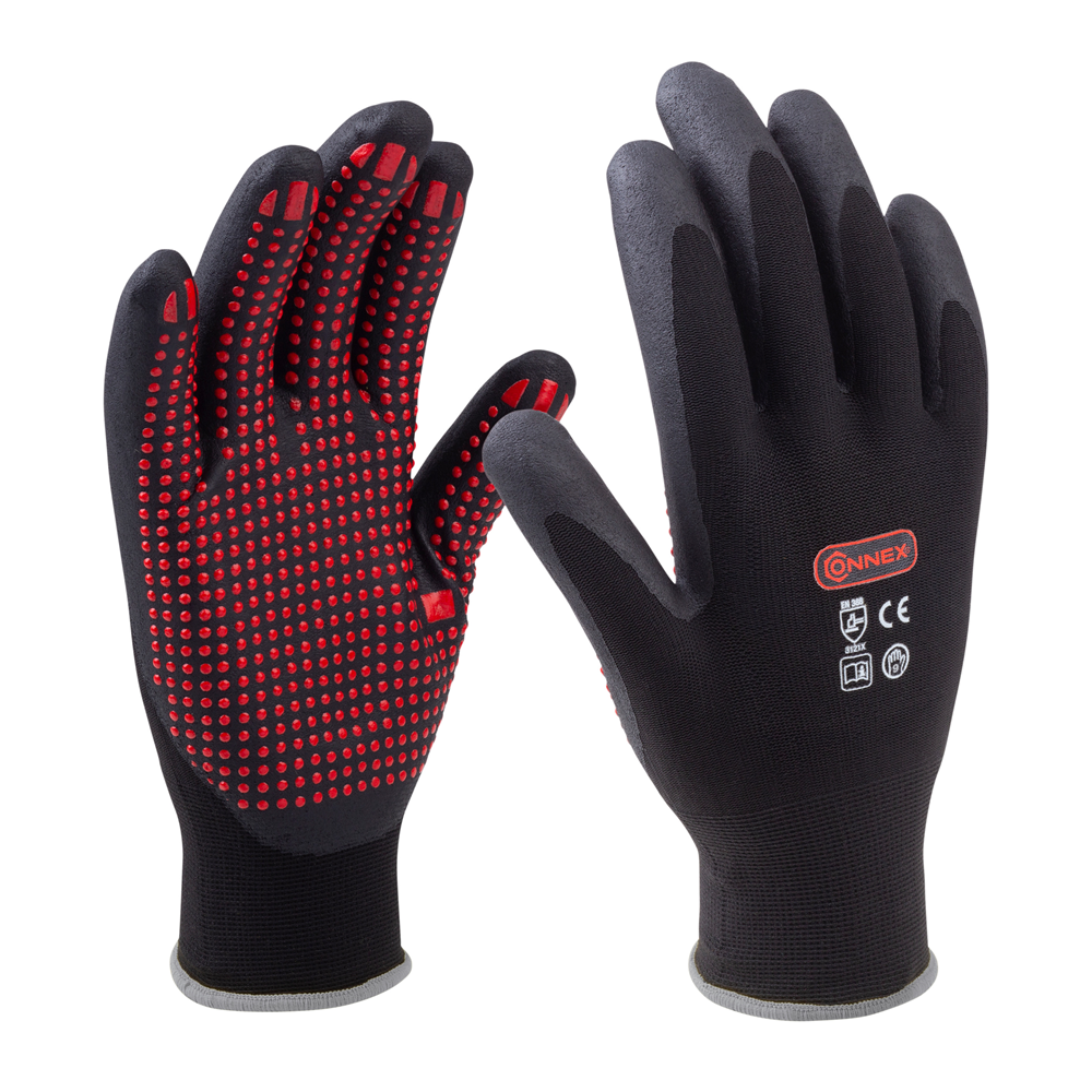 Connex Handschoen Nitril Noppen Ge Gr09 COX938279