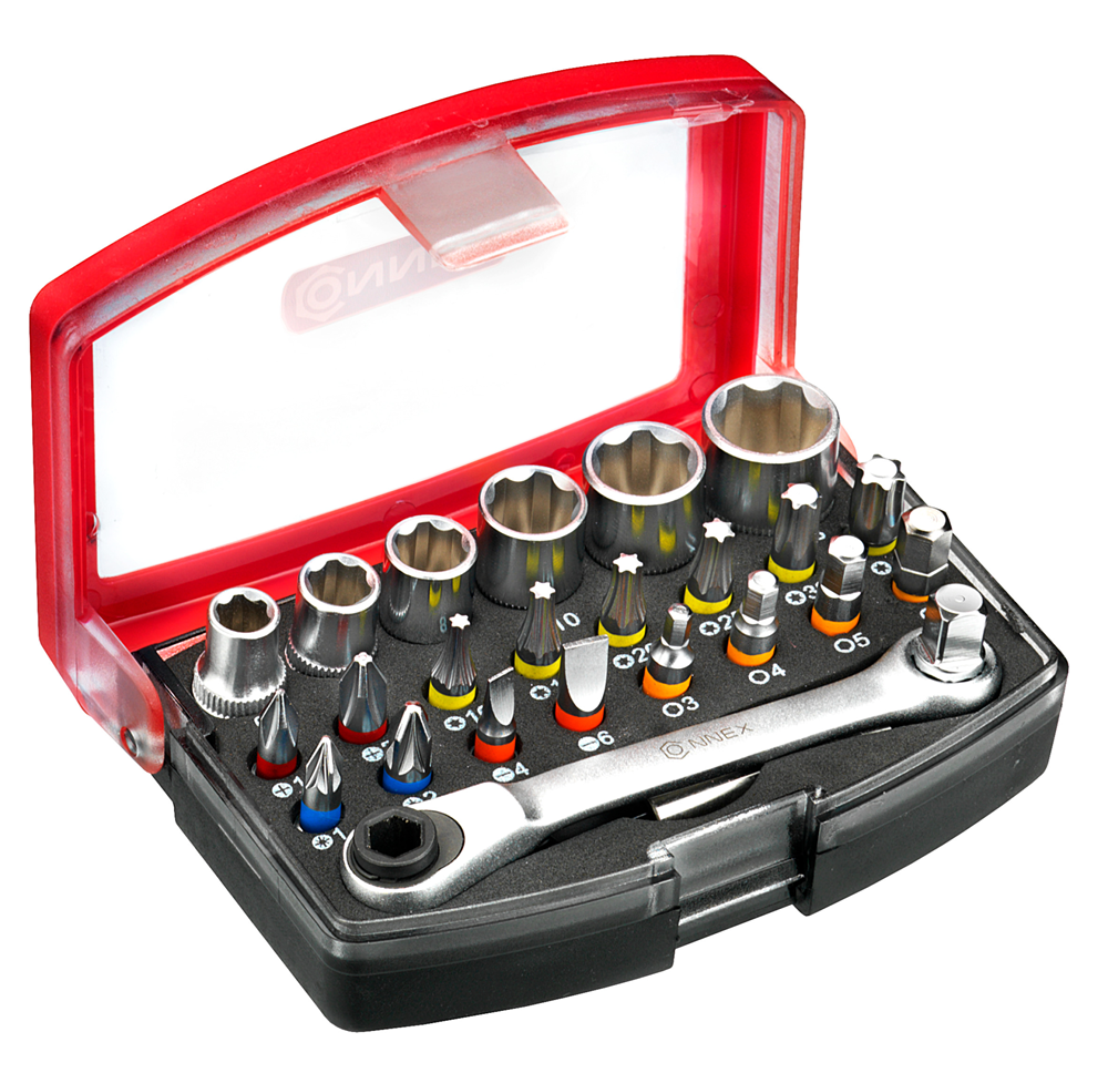 Connex Bitsset Met Ratel 25Dlg Box COXB973925