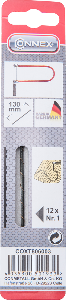 Connex Figuurzaagblad Taifun Nr.1 (12St) - COXT806003