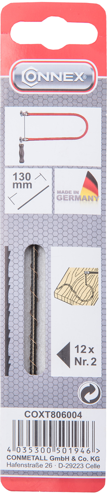 Connex Figuurzaagblad Taifun Nr.2 (12St) - COXT806004