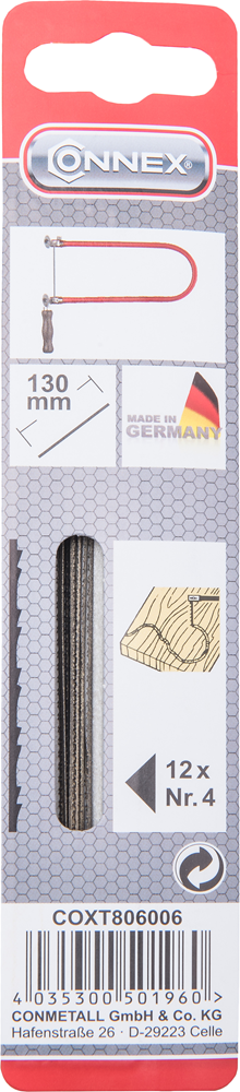 Connex Figuurzaagblad Taifun Nr.4 (12St) - COXT806006