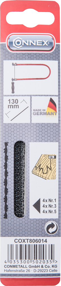 Connex Figuurzaagbladen Zarsa 1+3+5 (12St) - COXT806014