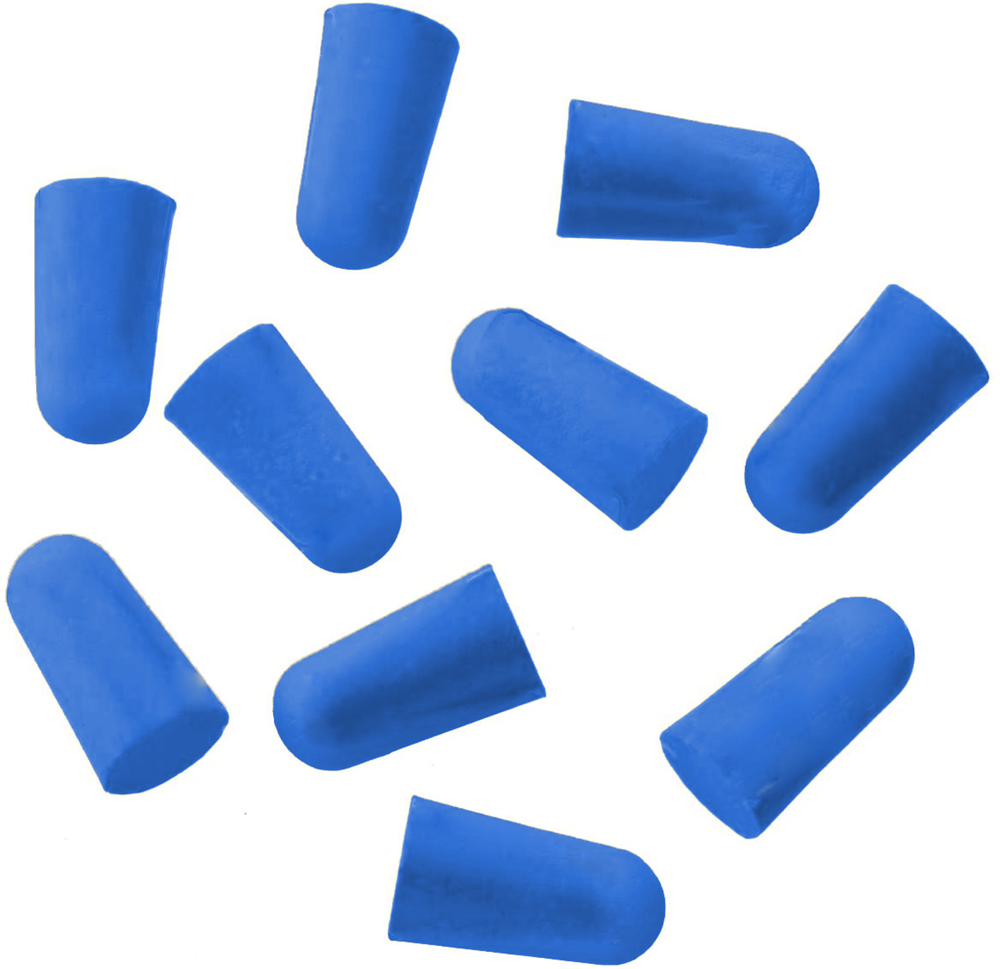 Oordoppen 10 stuks Blauw