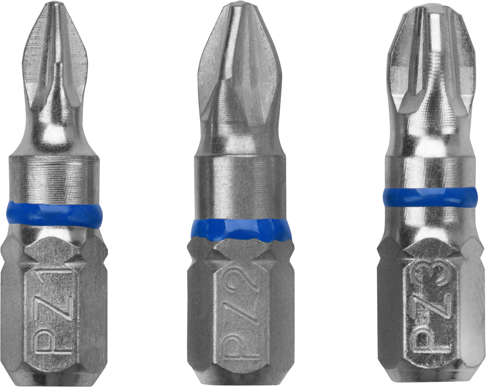 Connex Bitsset Pozidriv 1+2+3 Tors Dia (3) COXT973436