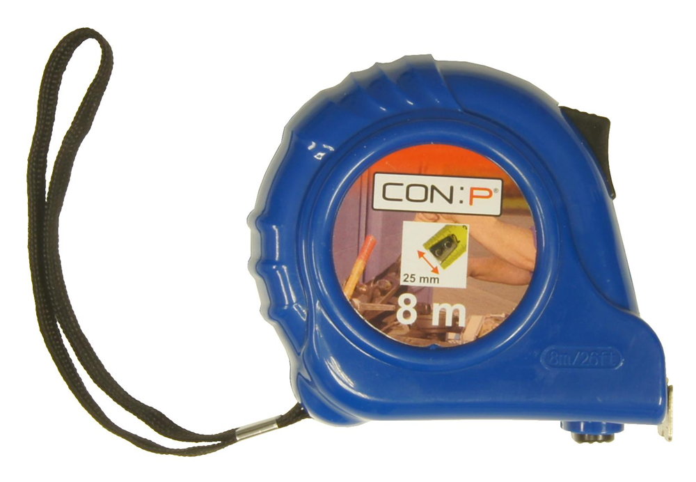 CON:P Rolmeter 8M Abs 25Mm Euro CPT701258