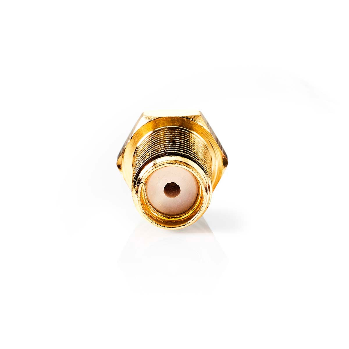 Nedis SMA-Connector | Recht | Female | Verguld | 50 Ohm | Krimp | Diameter kabelinvoer: 2.55 mm | Me