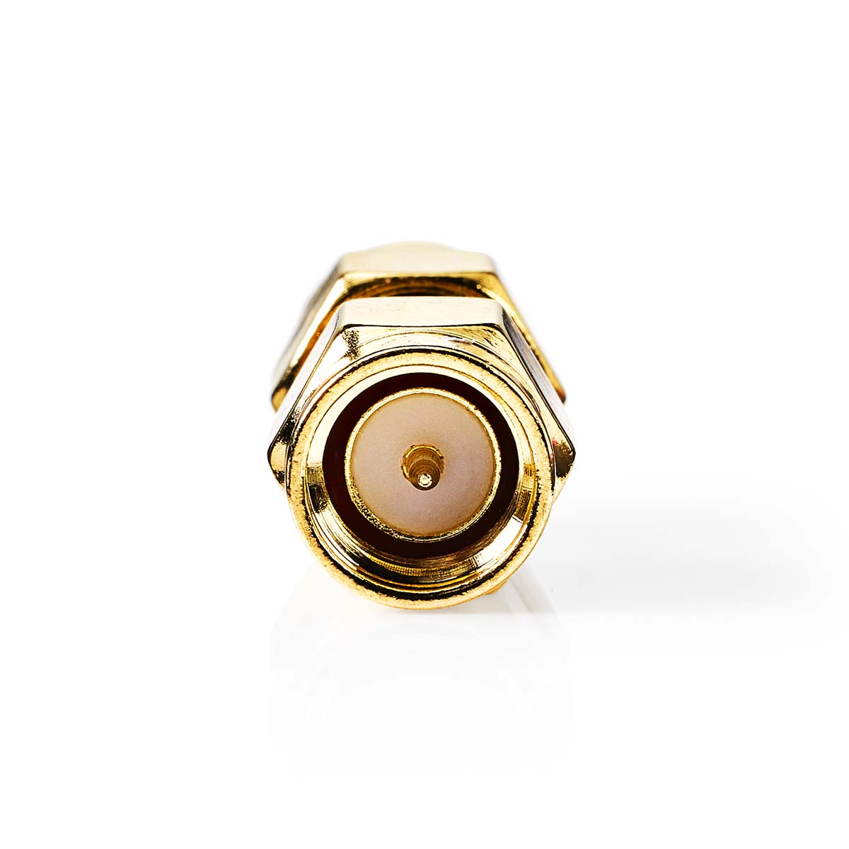 Nedis SMA-Adapter | SMA Male | SMA Male | Verguld | 50 Ohm | Recht | Koper | Goud | 2 Stuks | Doos - CSGB02941GD