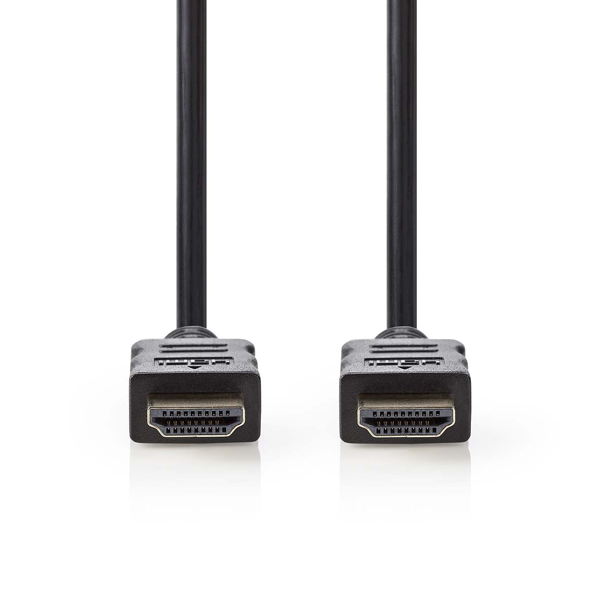 Nedis High Speed HDMI-Kabel met Ethernet | HDMI Connector | HDMI Connector | 4K@30Hz | ARC | 10.2 Gbps | 7.50 m | Rond | PVC | Zwart | Label -