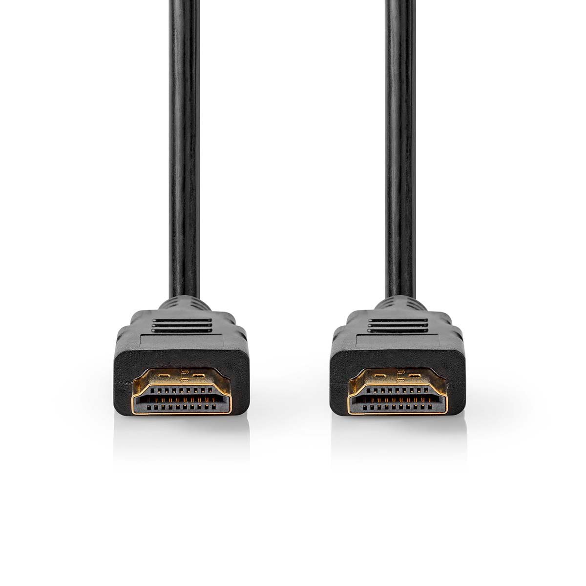 Nedis Premium High Speed HDMI-Kabel met Ethernet | HDMI Connector | HDMI Connector | 4K@60Hz | 18 Gbps | 1.50 m | Rond | PVC | Zwart | Label -
