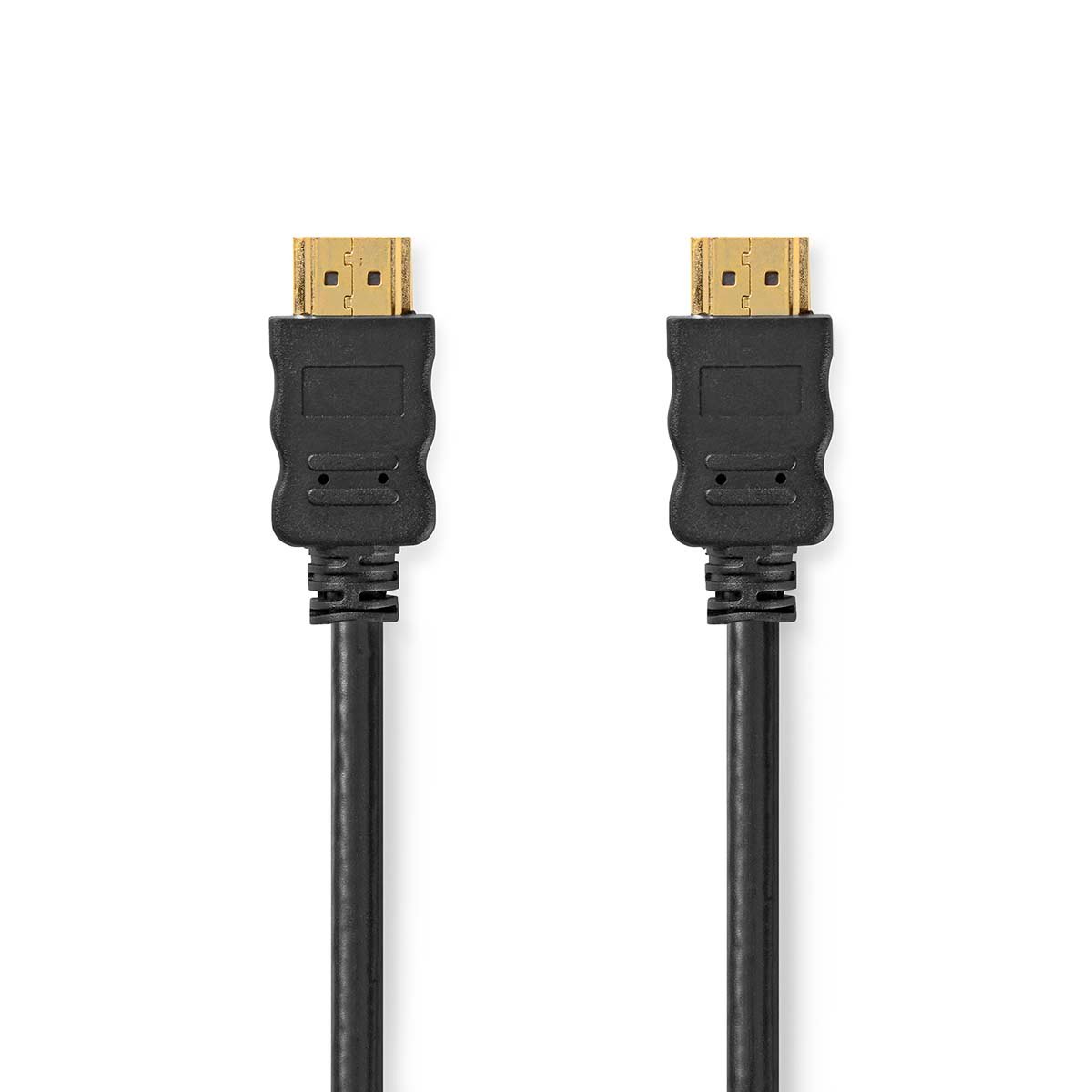 Nedis High Speed ??HDMI™-Kabel met Ethernet | HDMI™ Connector | HDMI™ Connector | 4K@60Hz | ARC | 18 Gbps | 20.0 m | Rond | PVC | Zwart | Label -
