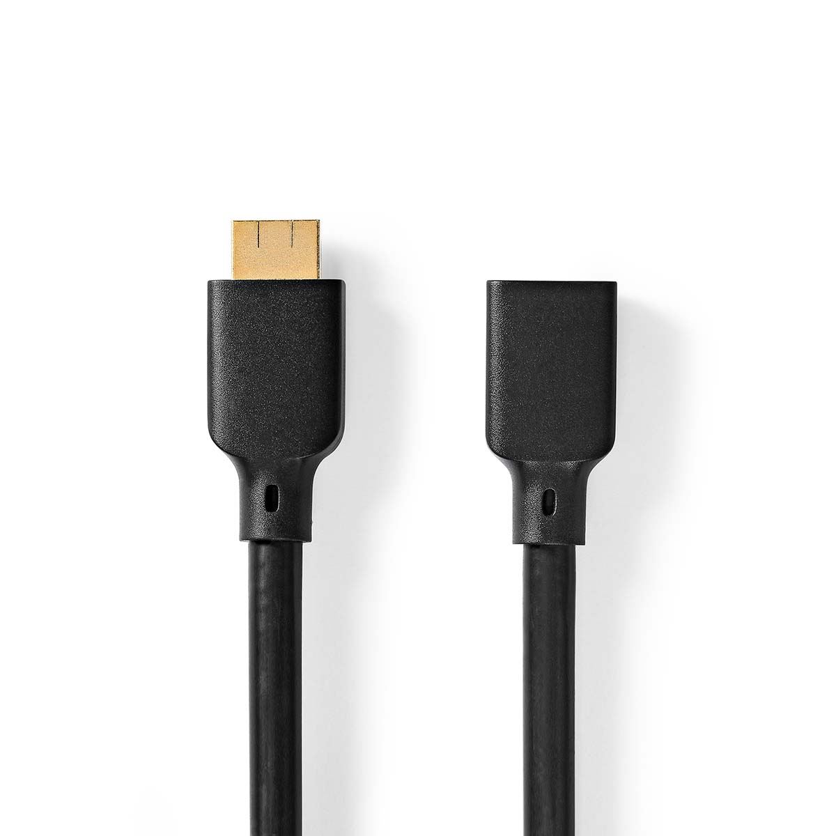 Nedis Ultra High Speed ??HDMI™-Kabel | HDMI™ Connector | HDMI™ Output | 8K@60Hz | 48 Gbps | 2.00 m | Rond | 7.9 mm | Zwart | Label - CVGL35090BK20