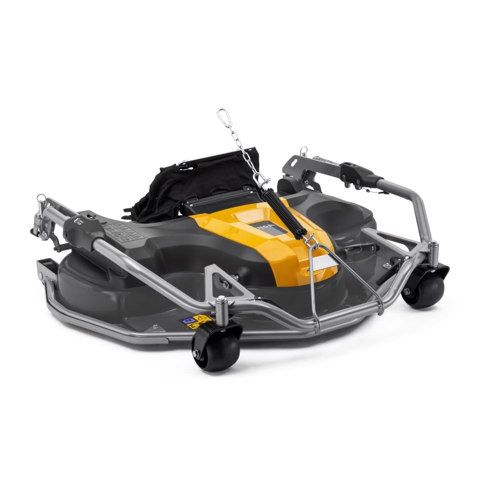 Stiga COMBI Pro 110 Q Plus Maaidek | 110 cm | 3 messen | elektrisch | QuickFlip | Voor Park met Twin motor - 2D6311021/ST2