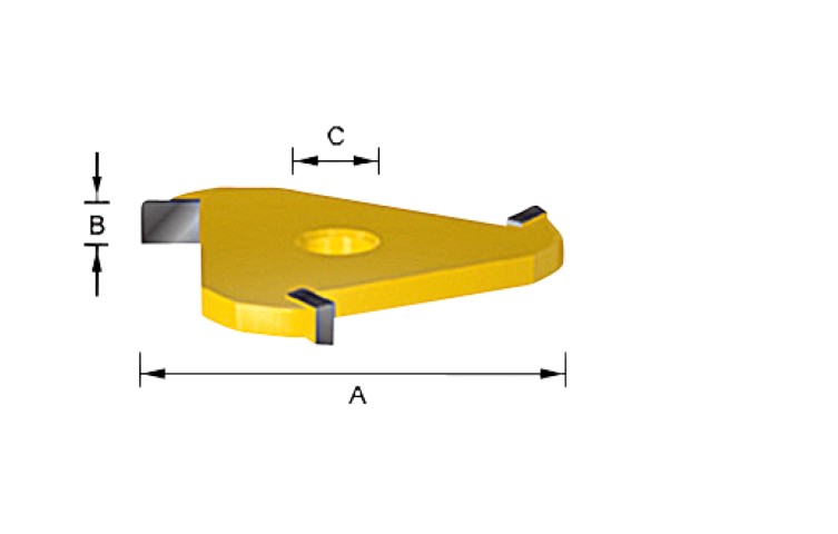 Makita Accessoires Groefmes HM 2mm - D-12033