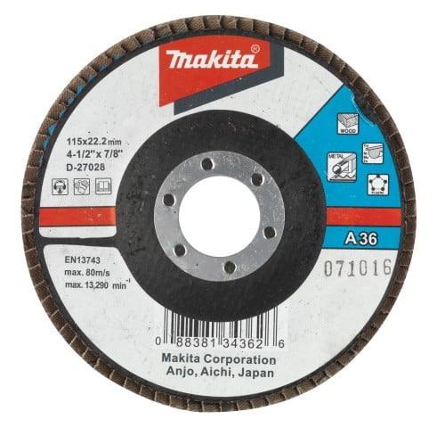 Makita Accessoires Lamellenschuursch. 115x22 K36 - D-27028