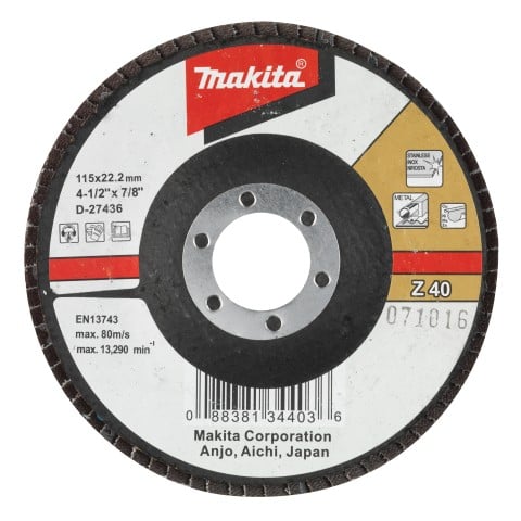 Makita Accessoires Lamellenschuursch. 115x22 K120 - D-27464
