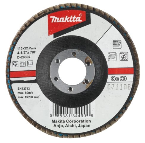 Makita Accessoires Lamellenschuursch. 115x22 K80 - D-28313