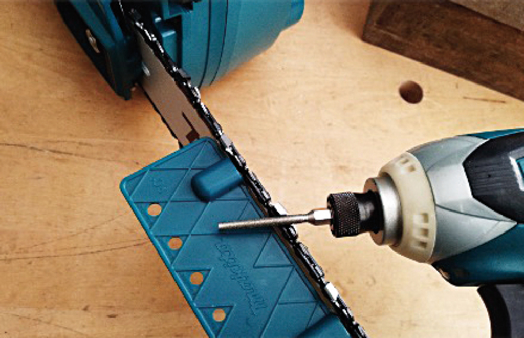 Makita Accessoires Zaagkettingvijl + vijlhoekmal 1/4"x4,0mm - D-75611