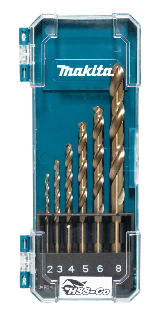 Makita Accessoires Metaalboorset 6-delig HSS-Co - D-75758