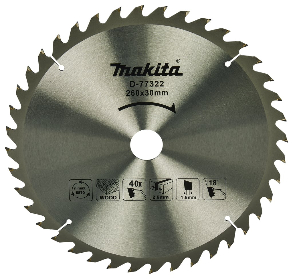 Makita AfkortZaagbladlad Hout - D-77322